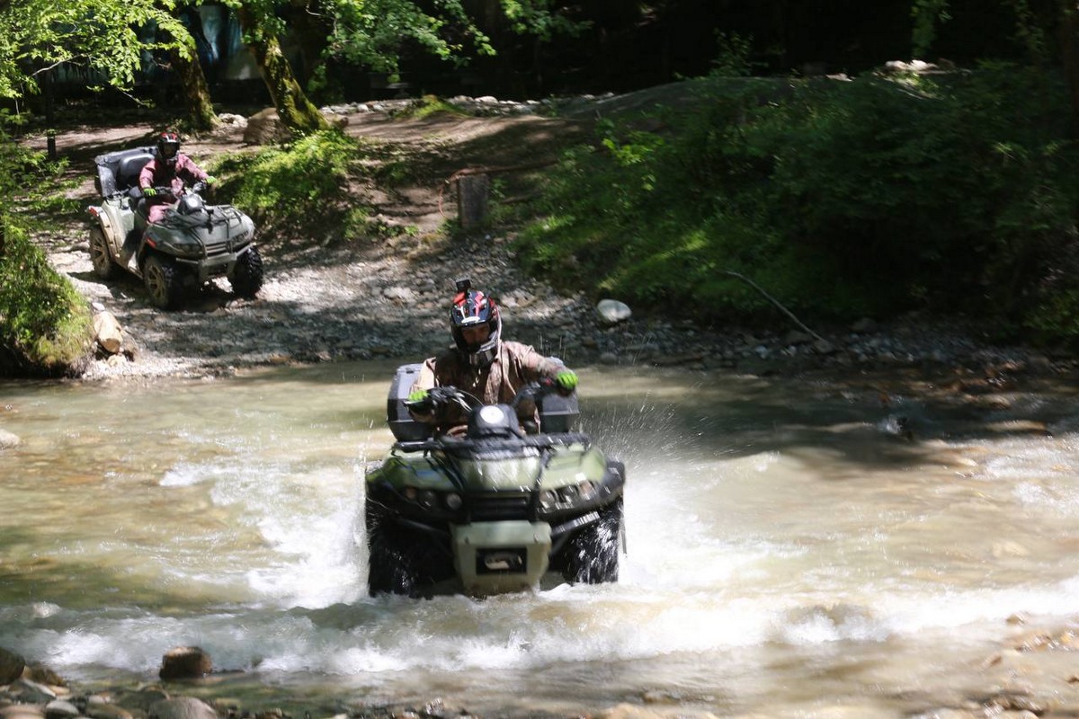 Тур на квадроциклах в Москве по Сухому и Мокрому каньонам