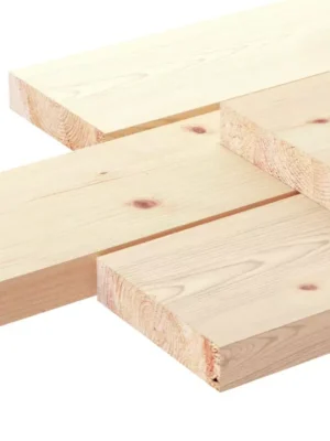 Строганная сухая доска 45х95х6000 хвоя АВ